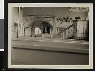 Historic view of the interior