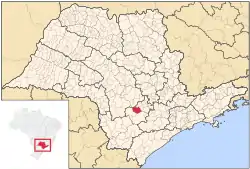 Location in São Paulo state