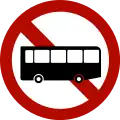 No buses