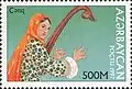 Cǝnq, an arched harp of Azerbaijan.