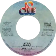 Side-A label by 20th Century Fox Records