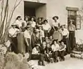Students at the Hacienda del Sol ranch school in the 1930s