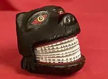 book in the shape of a dog's head