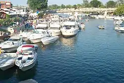 The North Tonawanda side of the Gateway Harbor