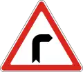 Curve to the right