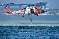 AST demonstrating a rescue.