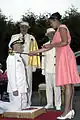 Rear Admiral James Kelly is knighted by Queen Marshawna Williams in 2009