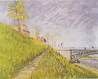 Banks of the Seine with the Pont de Clichy1887Courtauld Institute of Art, London (F302)