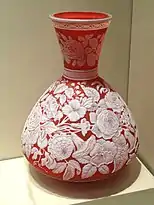 Vase by Thomas Webb & Sons, 1885-1890