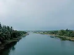 View of Angat River (Bakas River) from Matictic Bridge