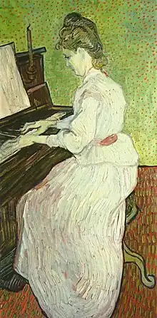 Marguerite Gachet, 1890Oil on canvas, 102 x 50 cmKunstmuseum, Basel