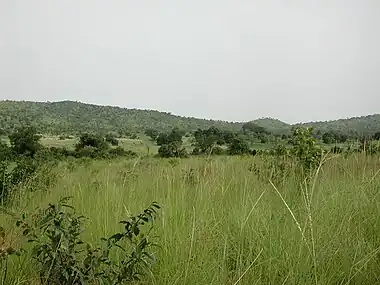 Landscape near Gbomblora town on the road between Batie and Gaoua
