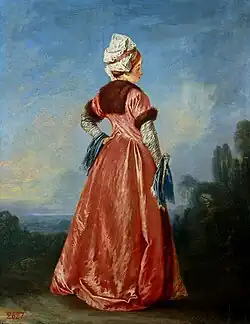 Antoine Watteau (?), Polish Woman, c. 1710–1720s, oil on panel, National Museum, Warsaw