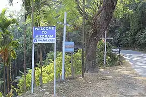 Welcome to Mizoram at the Assam-Mizoram border - panoramio.jpg