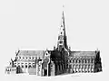 St Paul's Cathedral as it appeared in Incent's day (illustration c.1670)