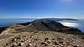On the western side of the Trans-Catalina Trail looking east towards Two Harbors