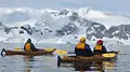 Kayakers in Wilhelmina Bay